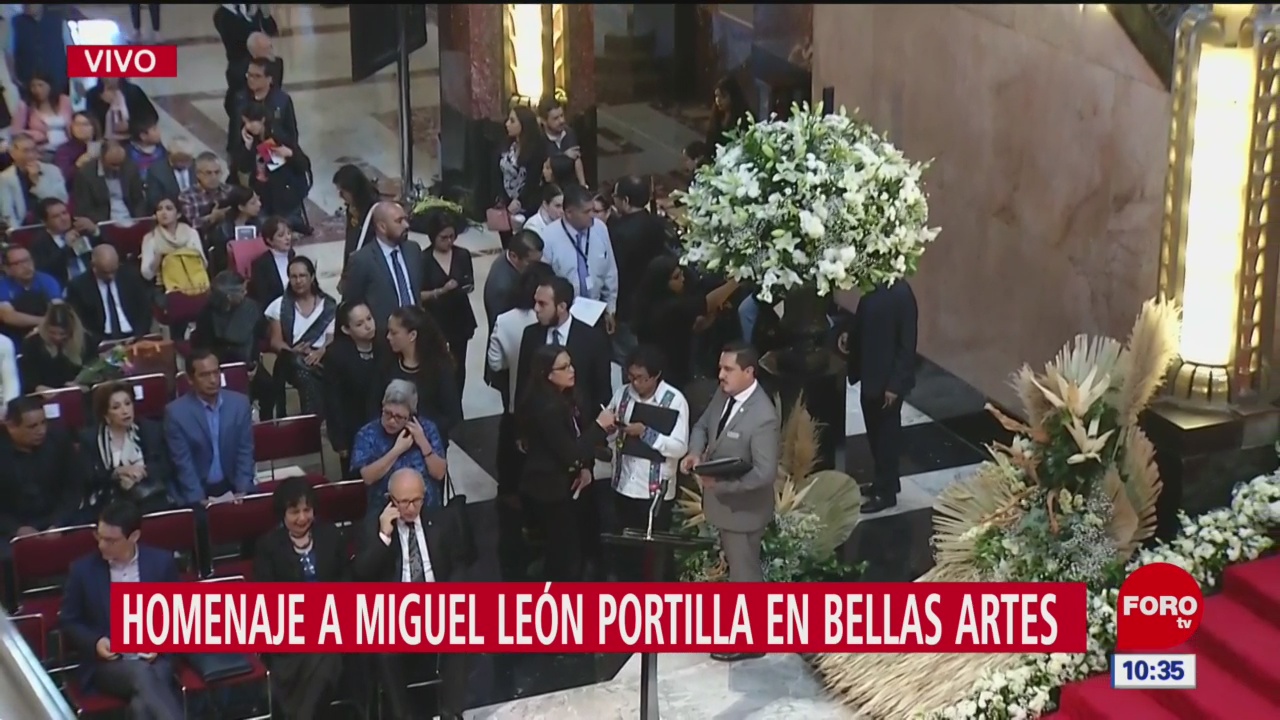 Todo listo para homenaje a Miguel León Portilla en Bellas Artes