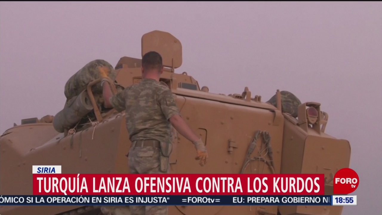 FOTO: Turquía lanza ofensiva contra kurdos Siria