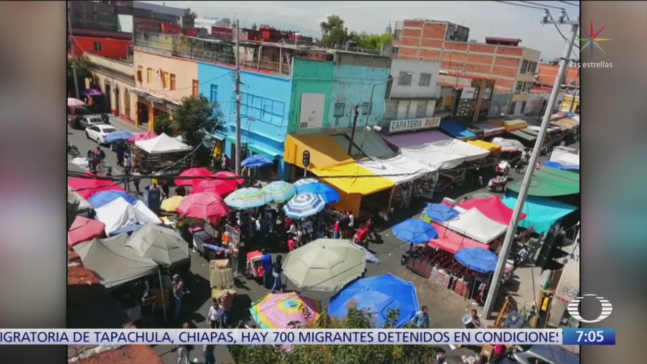 Vendedores ambulantes retoman calles en Tepito
