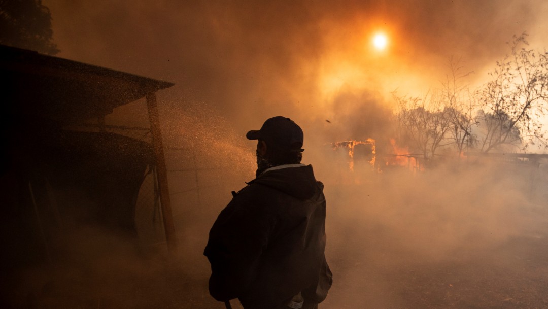 Foto: Vientos avivan incendios en California, 30 de octubre de 2019