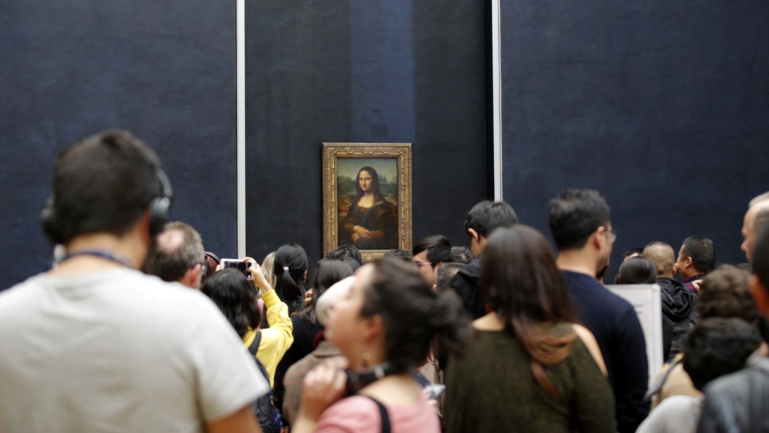 Foto: Visitantes observan La Mona Lisa, 8 de octubre de 2019, París, Francia 