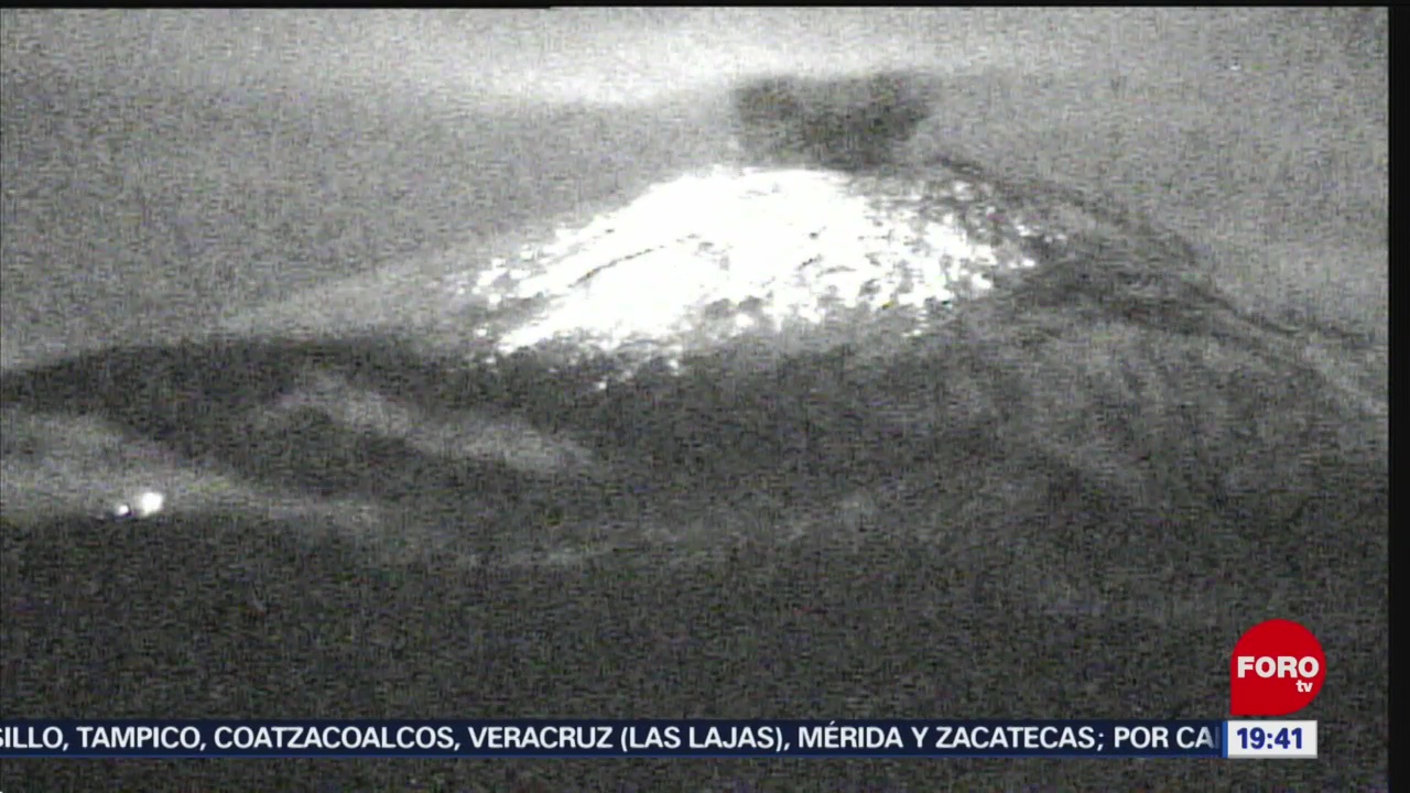 Foto: Video Volcán Popocatépetl Lanza Material Incandescente Hoy 22 Octubre 2019