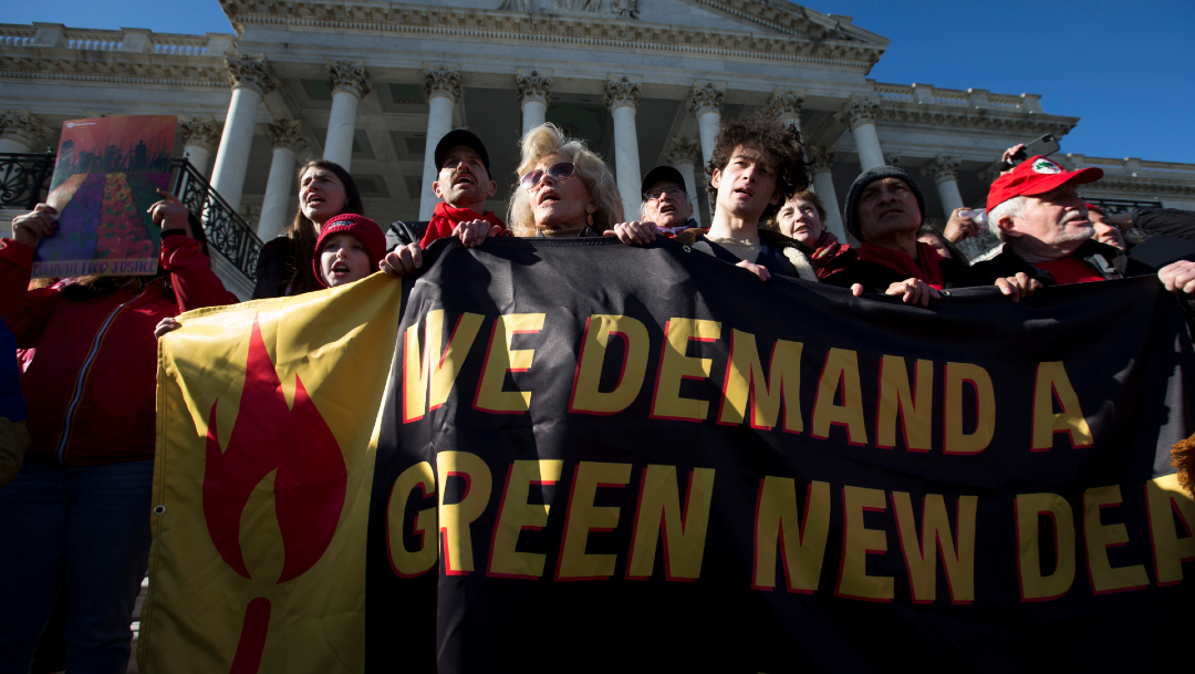 Foto: Arrestan a Paul Scheer en protesta climática de Jane Fonda, 29 de noviembre de 2019 (AP)