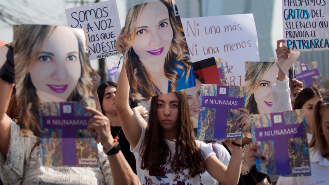 Foto: Al performance acudieron cerca de 400 personas de acuerdo con las organizadoras de la Asamblea Feminista, 30 de noviembre de 2019 (Gabriela Pérez Montiel/ Cuartoscuro.Com)