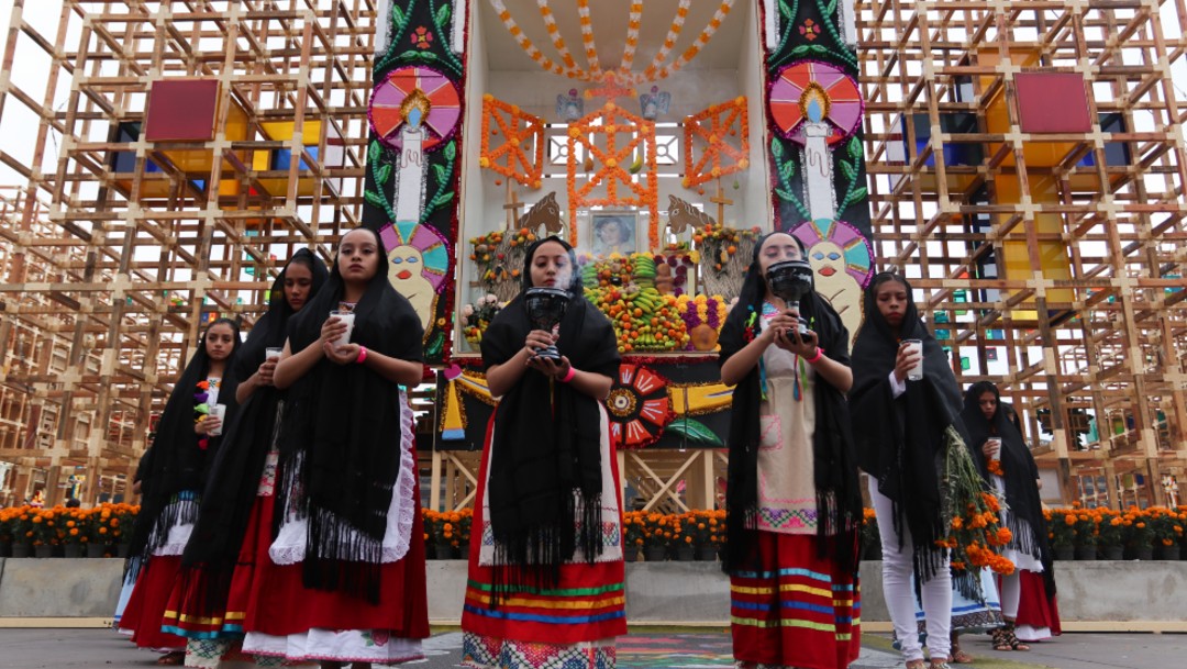 Fotos: Megaofrenda ‘Altar de altares’ en el Zócalo de la Ciudad de México