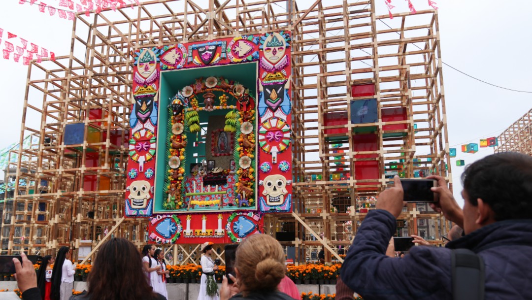 Fotos: Megaofrenda ‘Altar de altares’ en el Zócalo de la Ciudad de México