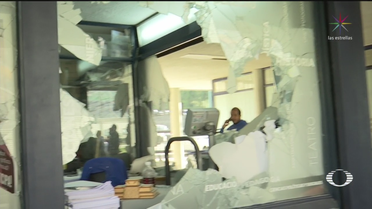 FOTO: Alumnos de la UNAM opinan respecto a actos vandálicos en Rectoría, 15 noviembre 2019