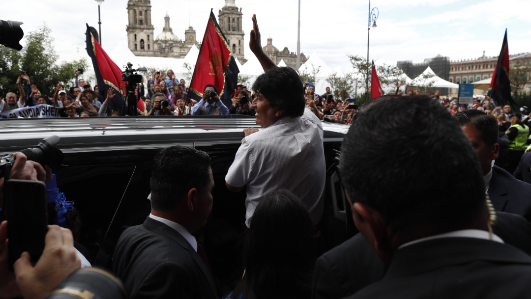 FOTOAMLO: Sedena cuida a Evo Morales, el Estado Mayor Presidencial ya no existe; en la imagen, el expresidente de Bolivia (EFE)