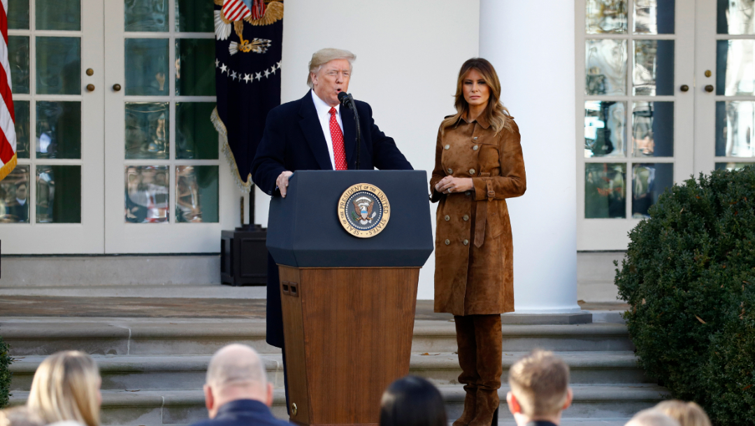 Imagen: Donald Trump, presidente de Estados Unidos, el 26 de noviembre de 2019 (AP)