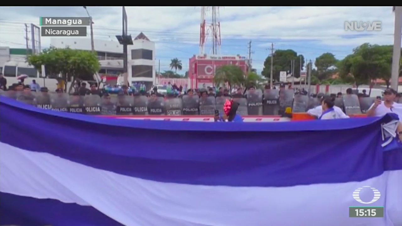 FOTO: Arrecian protestas políticas Nicaragua,