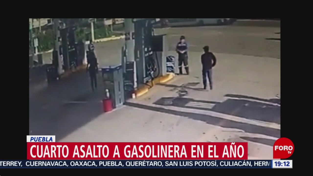 Foto: Asaltan Cuarta Vez Gasolinera Puebla 8 Noviembre 2019