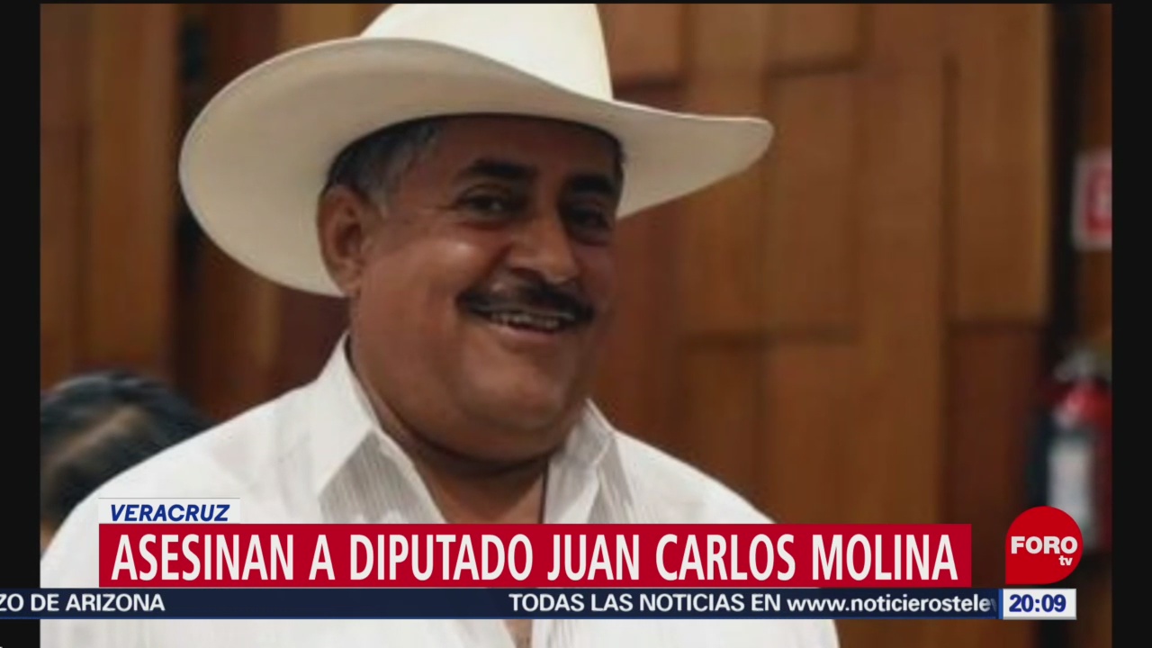 FOTO: Asesinan al diputado Juan Carlos Molina Palacios en Veracruz, 9 noviembre 2019