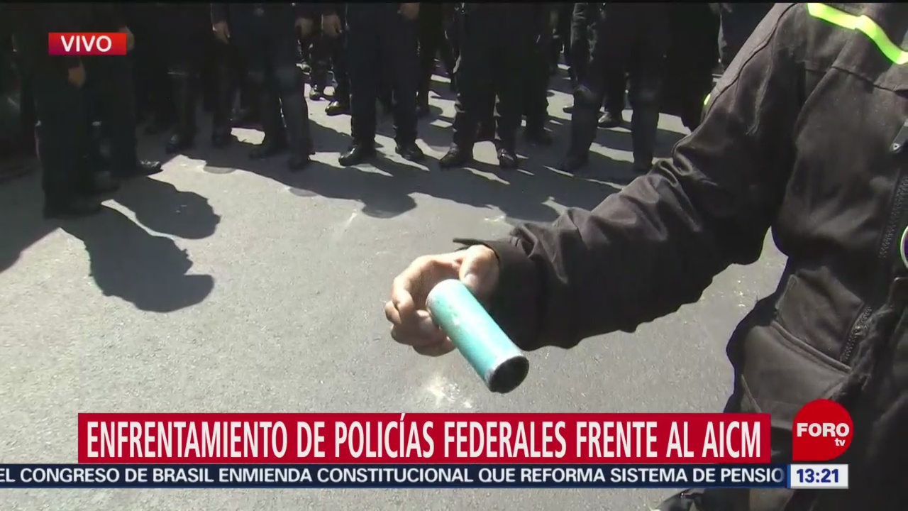 FOTO: Así eran latas gas que policías federales lanzaron contra policías CDMX,