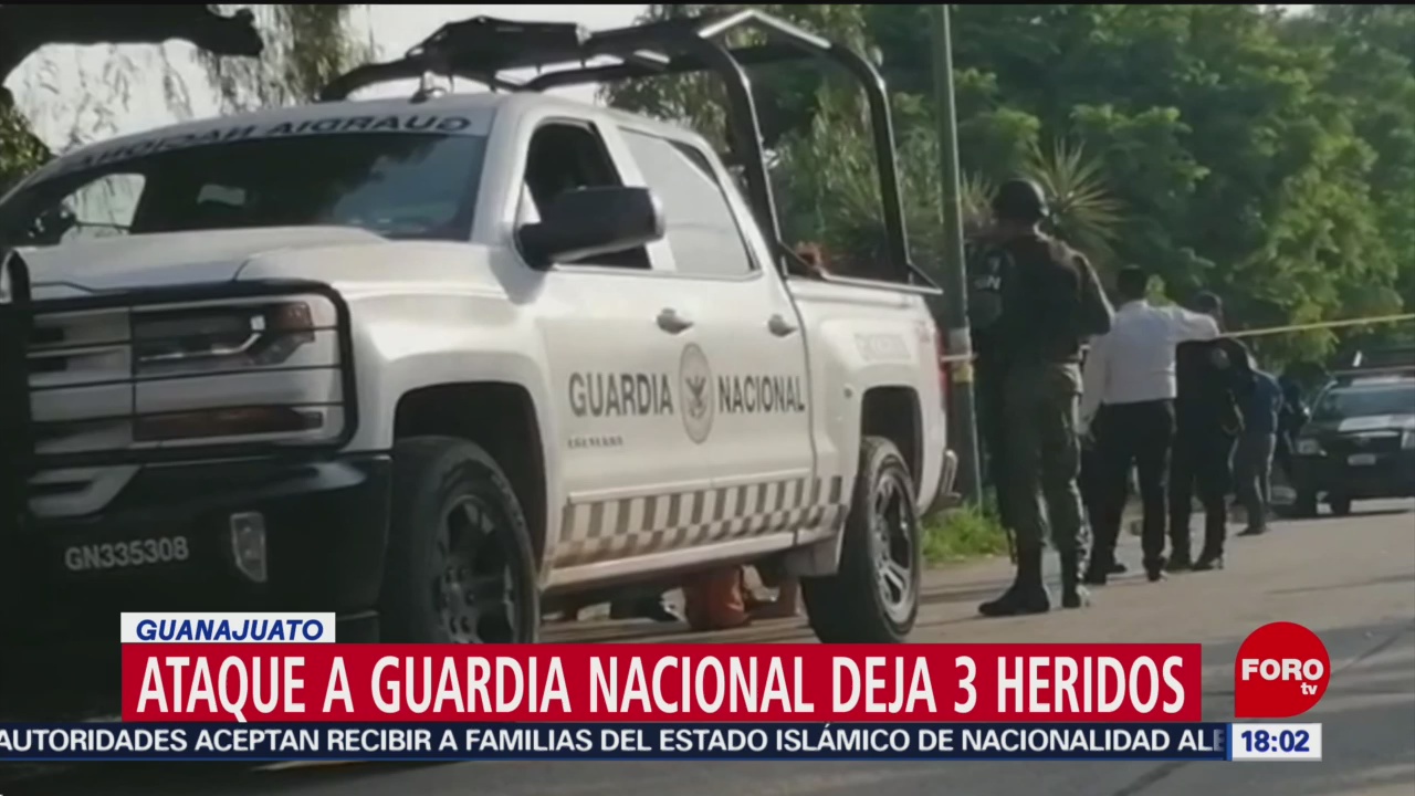 FOTO: Atacan elementos Guardia Nacional Guanajuato