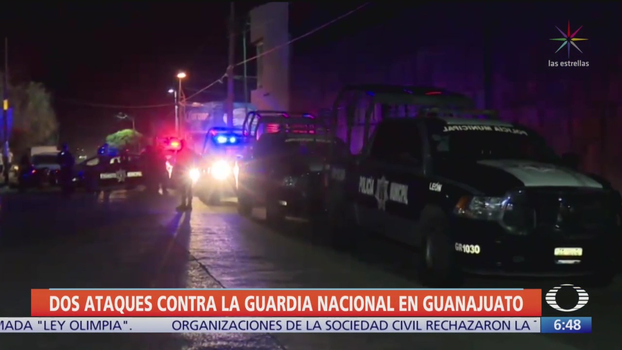 Atacan a integrantes de la Guardia Nacional en Guanajuato