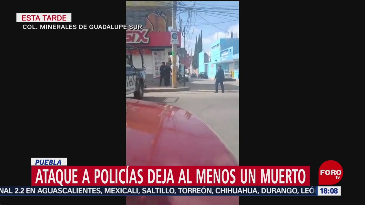 FOTO: Video Ataque policías Puebla