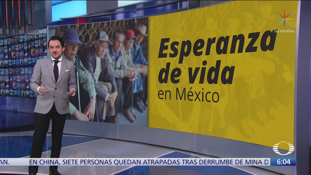 Aumenta esperanza de vida en México