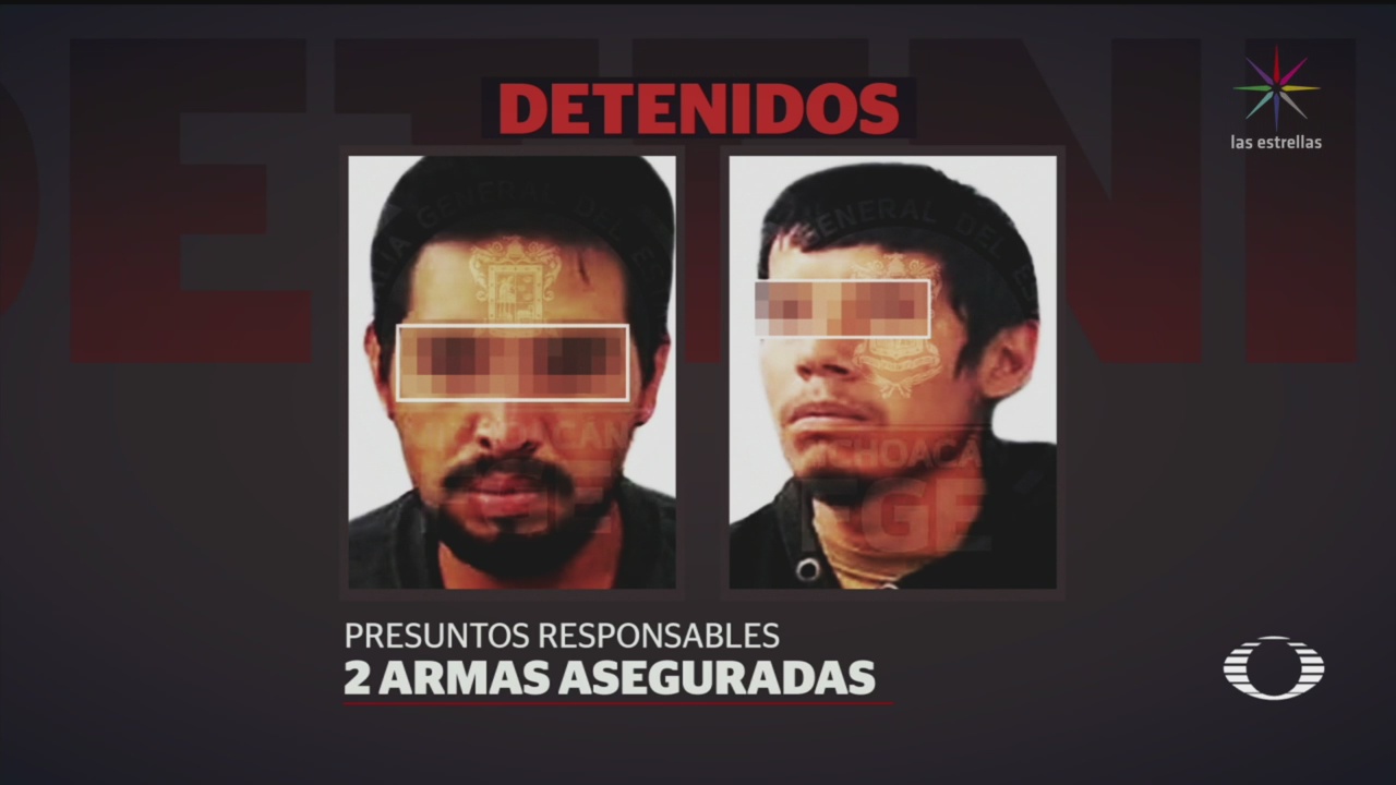FOTO: Autoridades y presuntos criminales se enfrentan en Pátzcuaro, Michoacán, 18 noviembre 2019