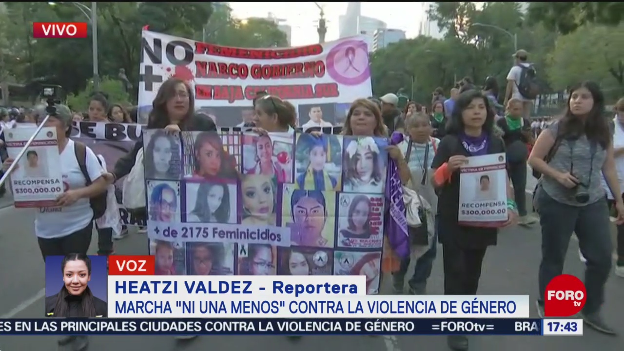 Foto: Avanza marcha feminista contra violencia género CDMX