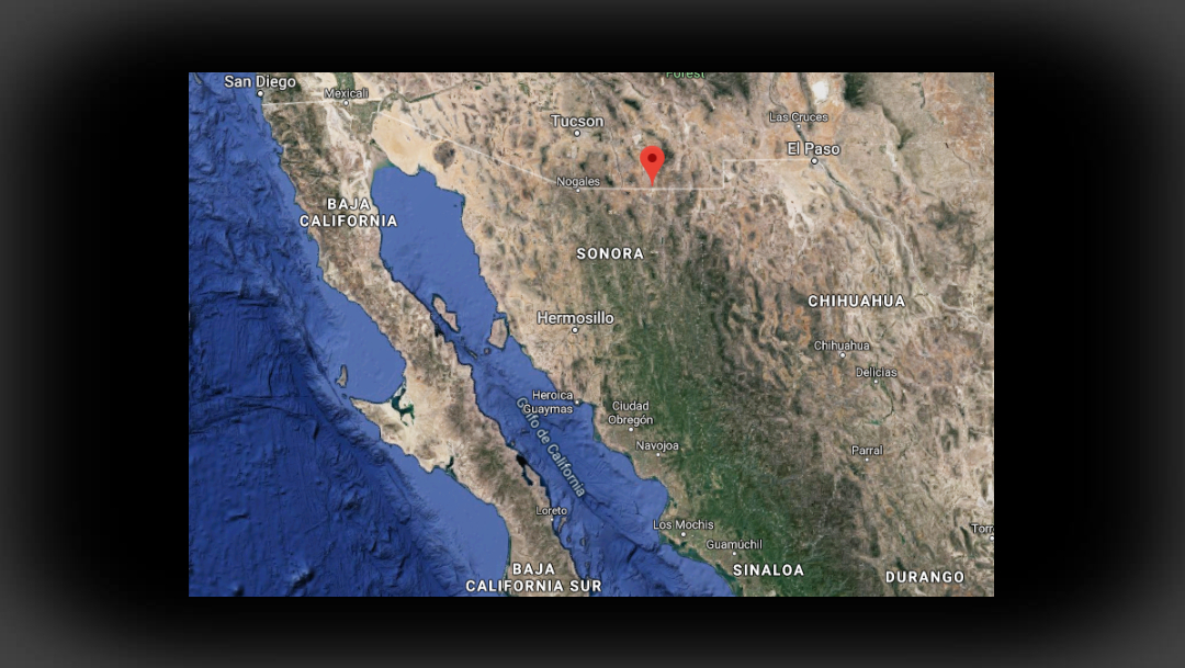 IMAGEN Reportan madrugada de balaceras en Agua Prieta, Sonora (Google Maps)