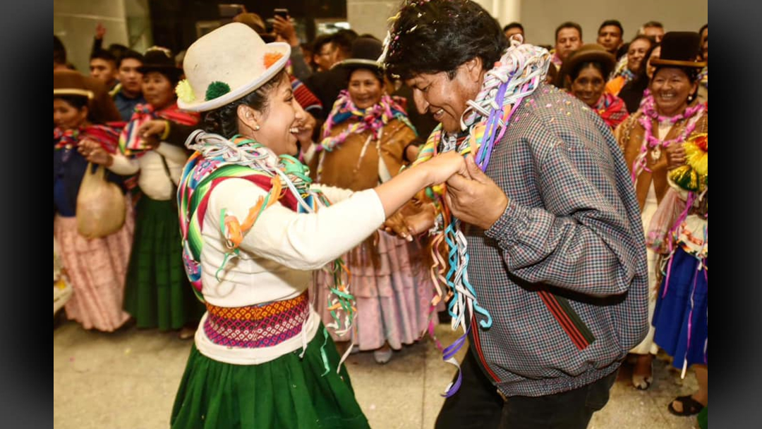 FOTO Bolivia autoriza salida de hija de Evo Morales a México (Facebook)