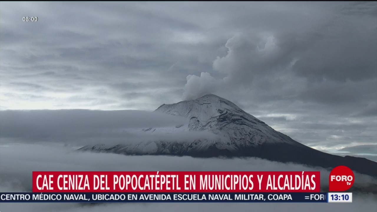 Foto: Volcan Popocatepetl Caída Ceniza CDMX Edomex 3 de Noviembre