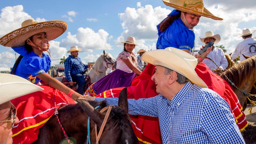 Foto: En Campeche, poco más de 500 jinetes participaron en la tradicional ‘magna cabalgata’, con motivo de la celebración del 109 aniversario de la Revolución Mexicana