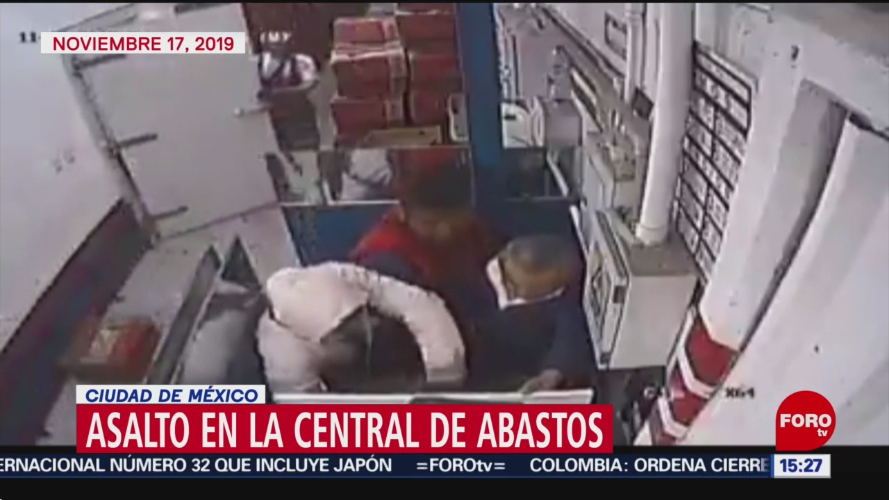 FOTO: Captan nuevo asalto en la Central de Abasto de CDMX, 19 noviembre 2019