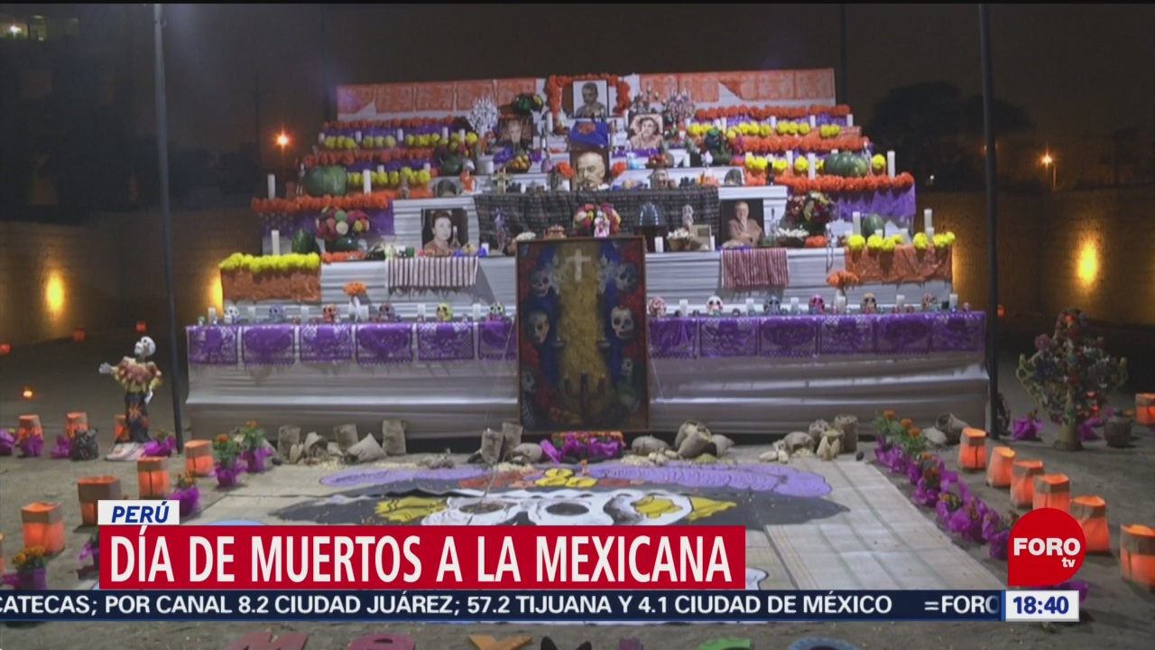 FOTO: Celebran Día Muertos Mexicana Perú
