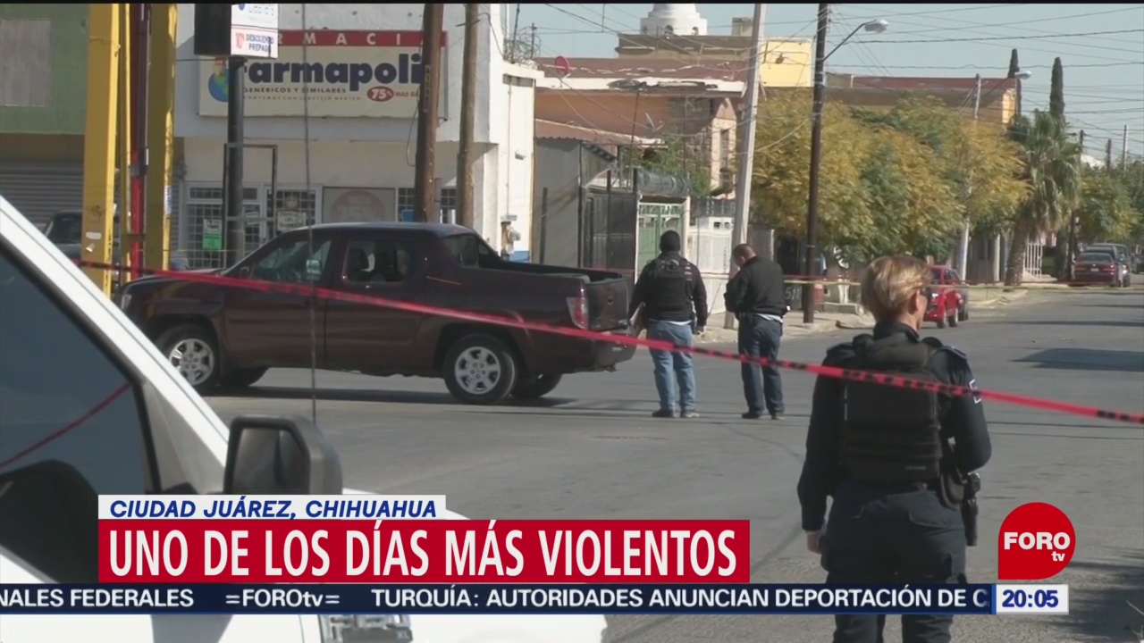 Ciudad Juárez vive uno de los días más violentos