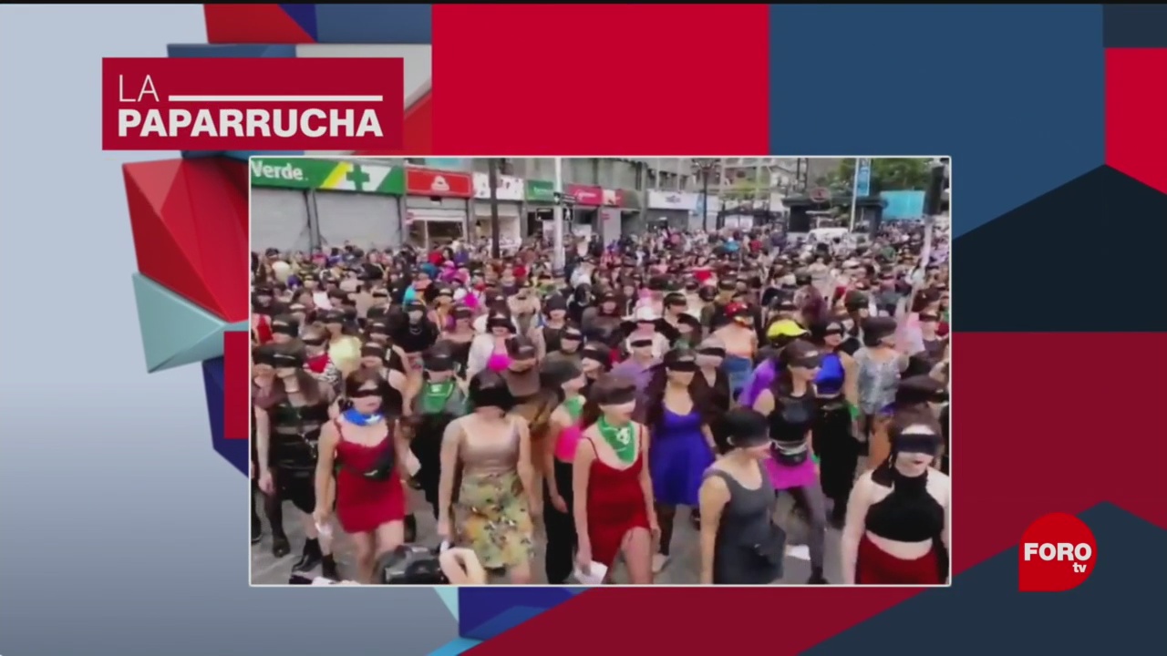 Foto: Colectivo Feminista Protesta Performance Cdmx Noticias Falsas 26 Noviembre 2019