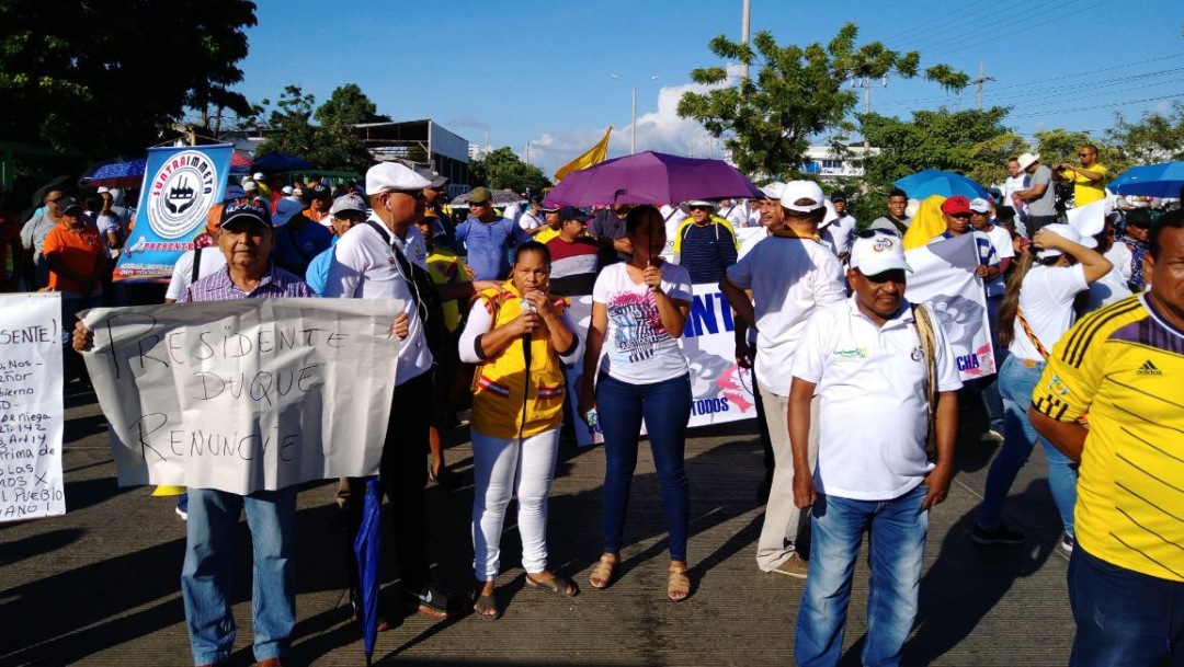 Foto: Colombia vive jornada de ‘paro nacional’ convocada por sindicatos, 21 noviembre 2019