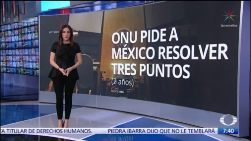 Comité de DH de ONU hace llamado a México