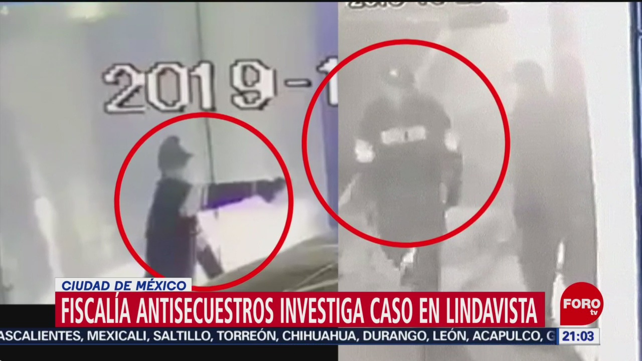 Foto: Investigaciones Intento Secuestro Lindavista CDMX 31 Octubre 2019
