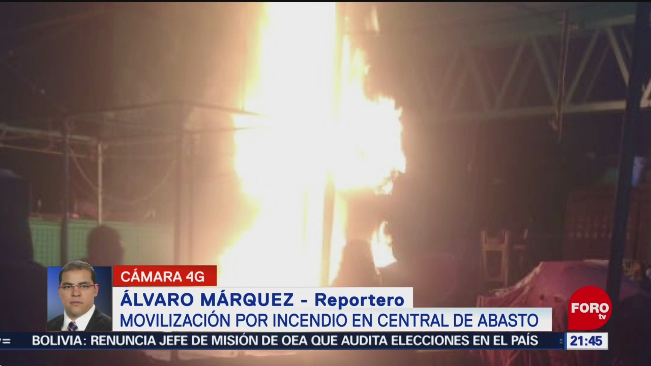 Foto: Central De Abasto Iztapalapa Controlan Incendio Hoy 1 Noviembre 2019