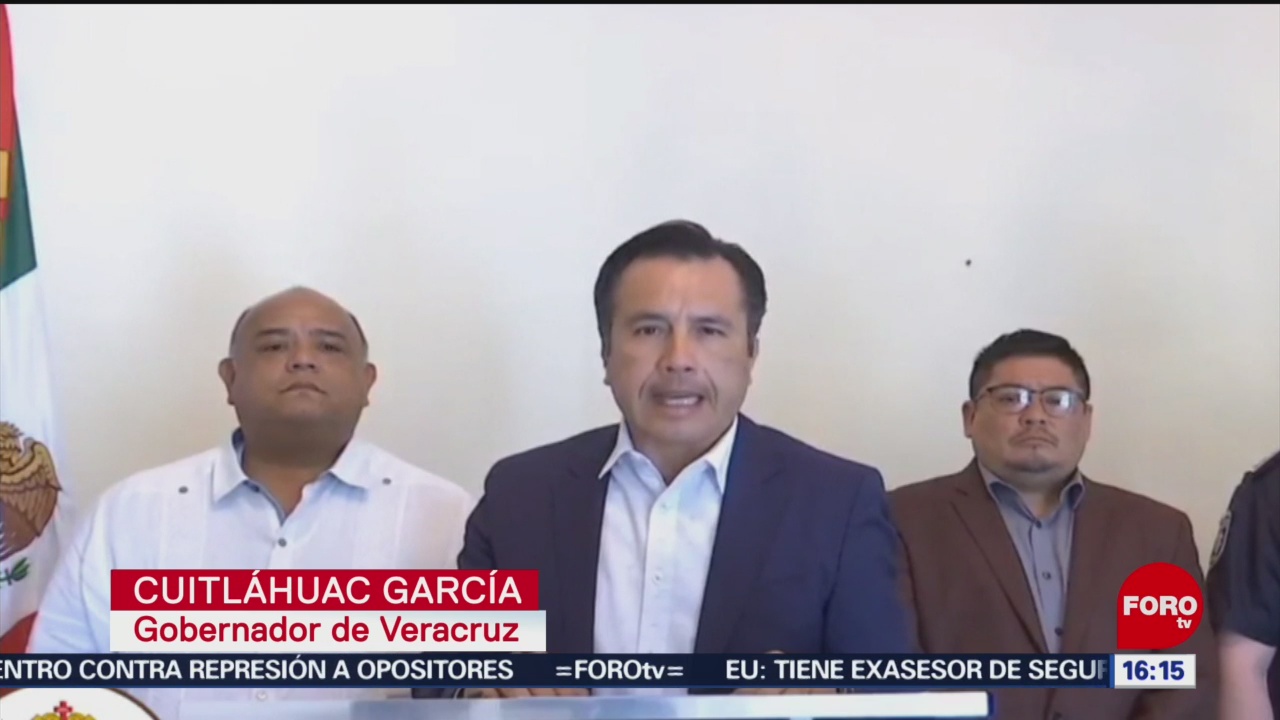 FOTO:Cuitláhuac García lamenta asesinato de alcalde, 9 noviembre 2019