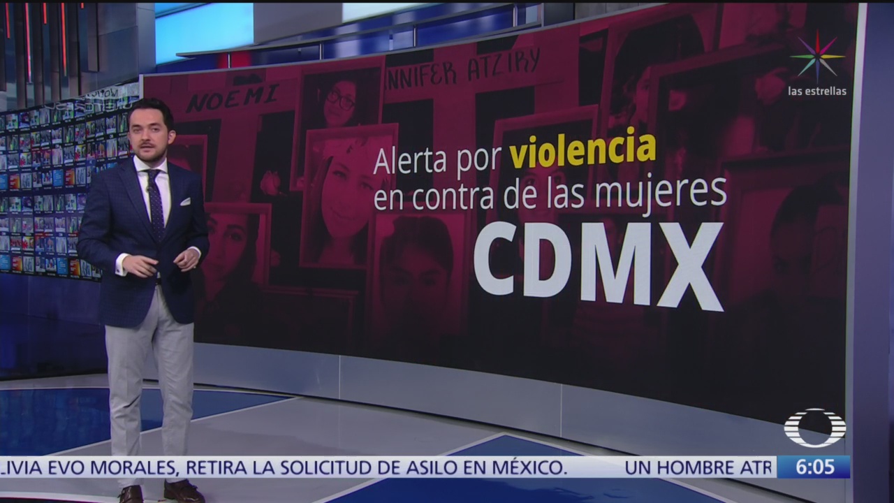 Decretan alerta de género por violencia en contra de las mujeres en CDMX