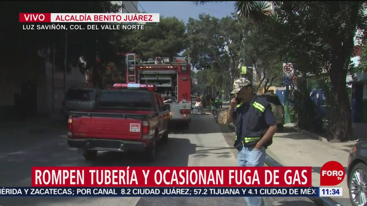 Desalojan a estudiantes por fuga de gas en la Del Valle, CDMX
