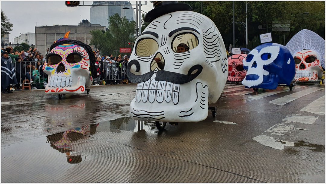 Foto: Los 'tricicáneos' desfilaron por Paseo de la Reforma, 2 de noviembre de 2019 (Secretaría de Cultura)