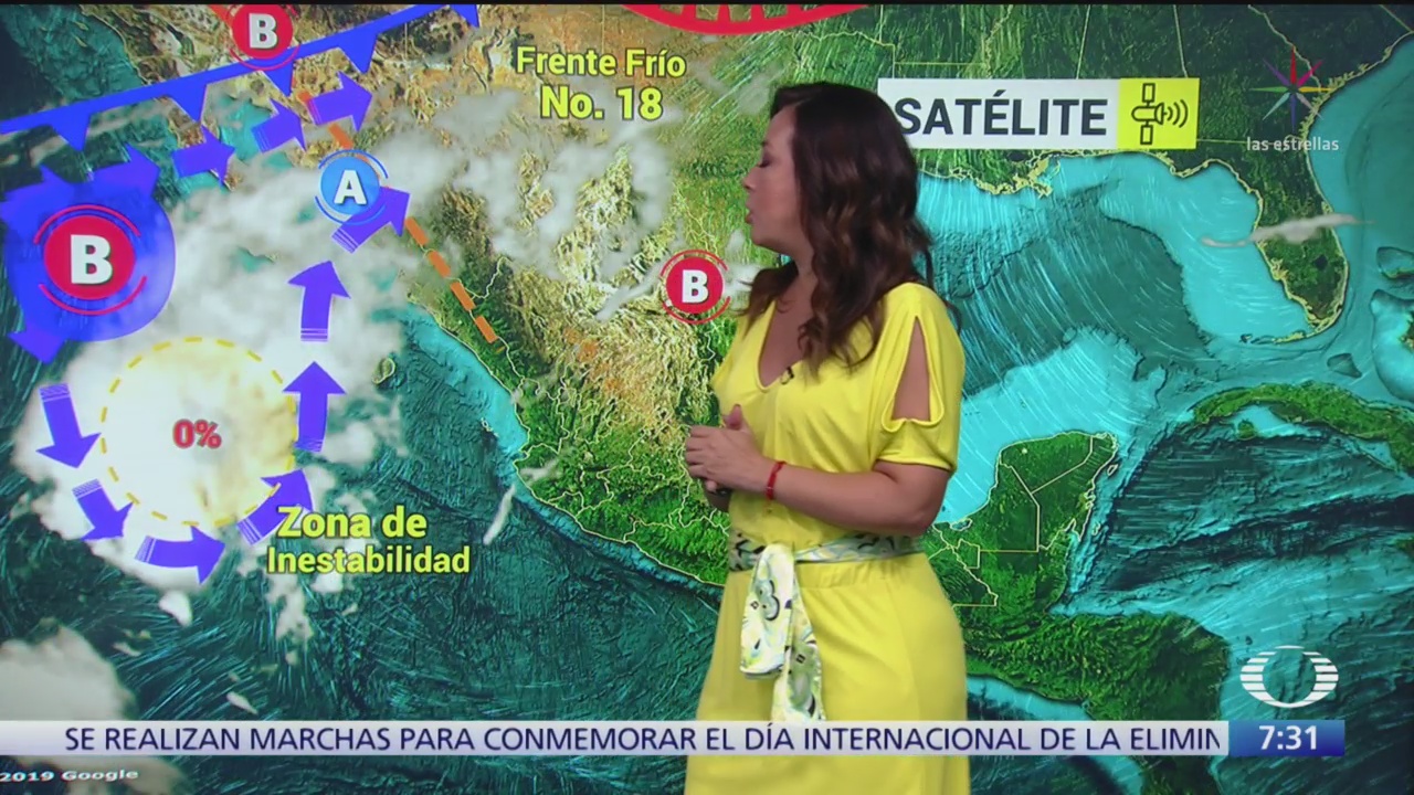 Despierta con Tiempo: Frente frío número 18 provocará lluvias en México