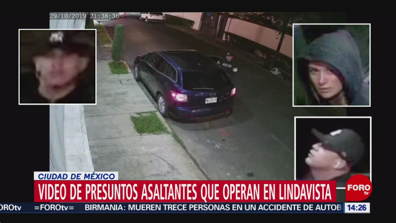 FOTO: nuevo video presuntos asaltantes que operan Lindavista CDMX,