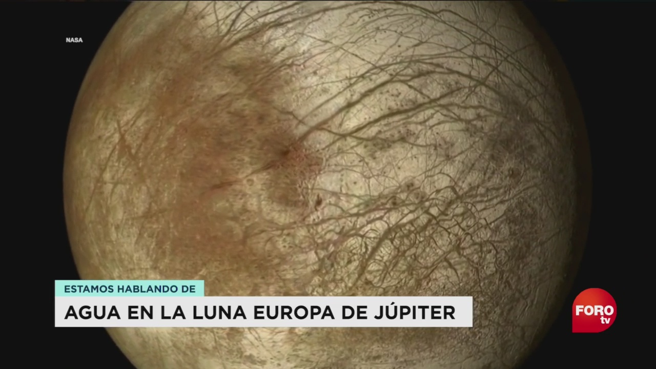 FOTO: agua luna Júpiter Europa podría significar vida,