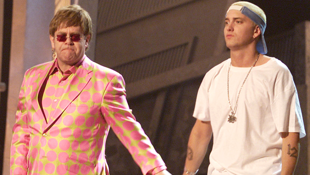 Elton John le salvó la vida a Eminem