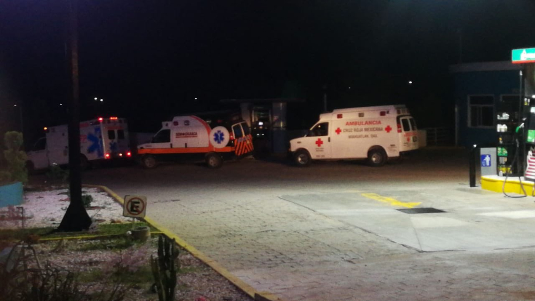 Foto: Emboscada en Oaxaca deja 5 policías muertos, 8 de noviembre de 2019, (Twitter @GPS_noticias)