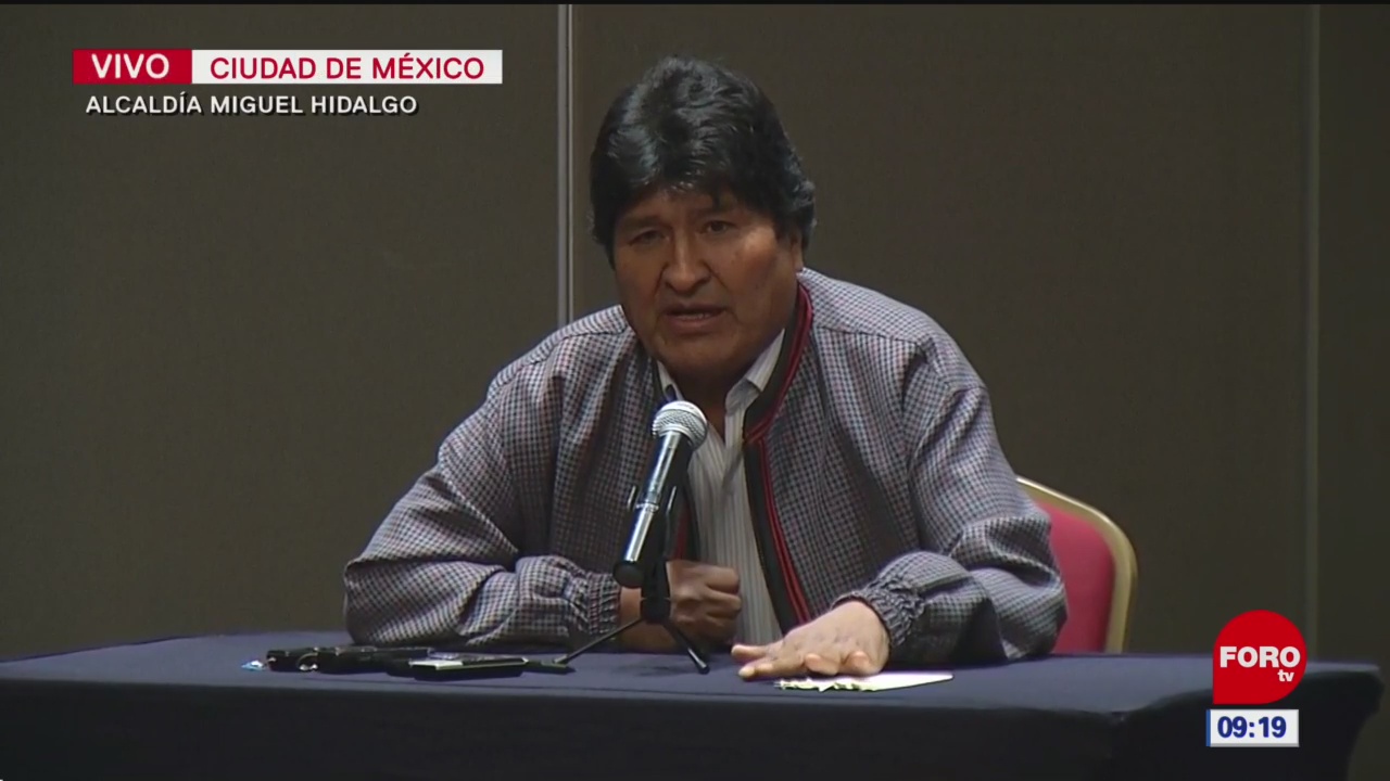 En Bolivia están matando a mis hermanos y hermanas, dice Evo Morales