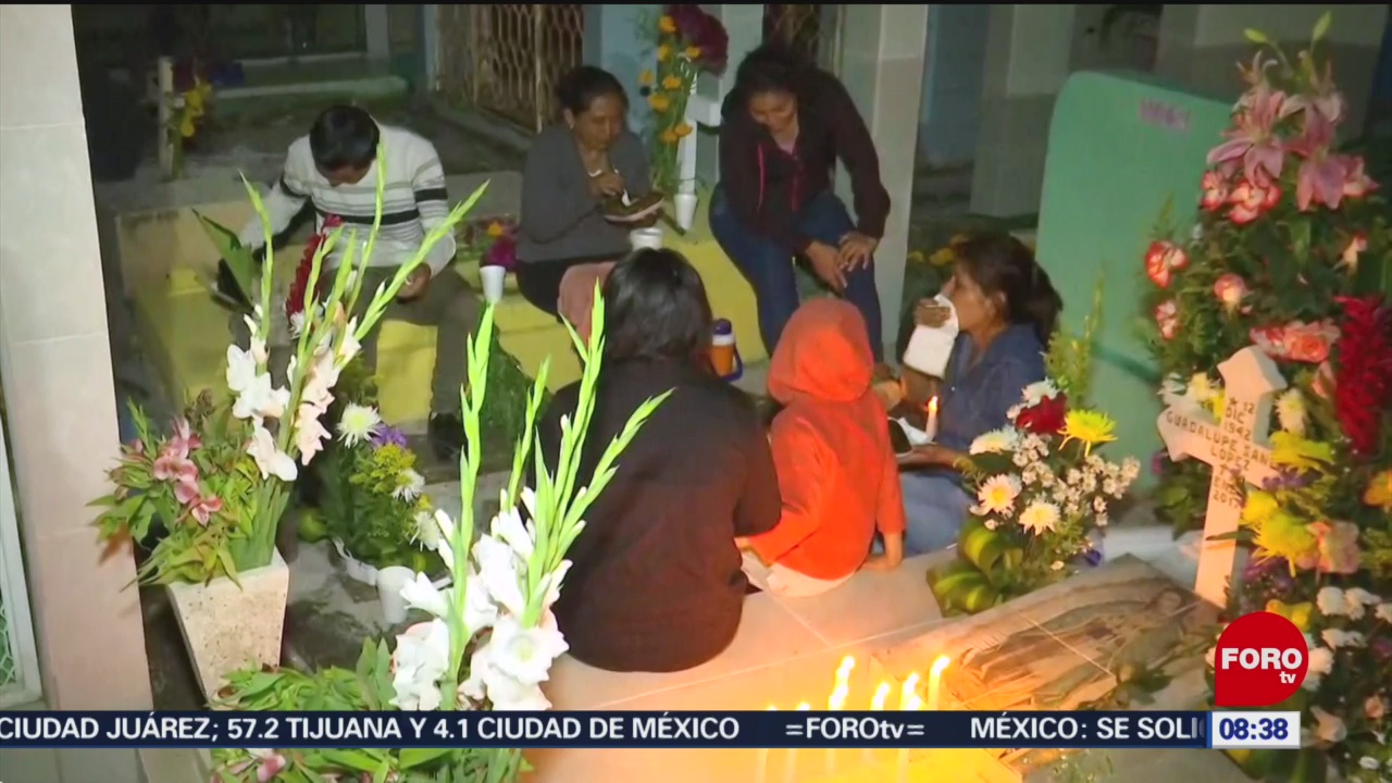 En Chiapa de Corzo realizan velada para esperar a sus difuntos