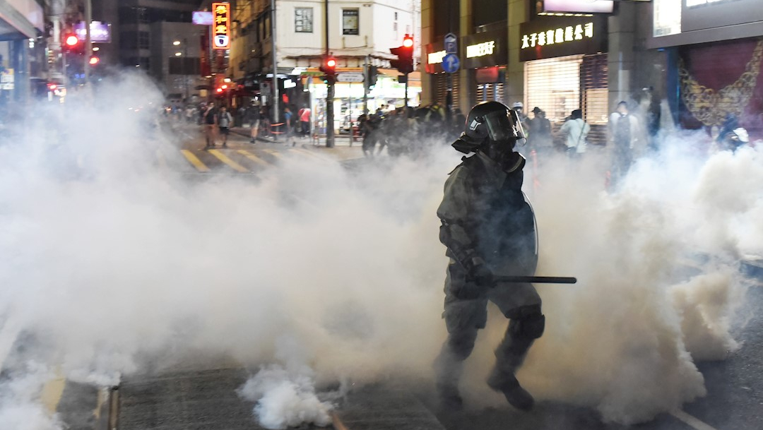 Foto: Se registraron violentos enfrentamientos en Hong Kong entre la Policía y manifestantes. 2 noviembre2019