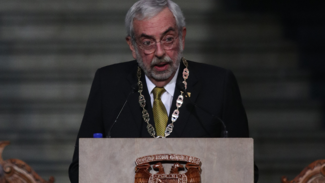 FOTO Enrique Graue rinde protesta como rector de la UNAM, para periodo 2019-2023 (Cuartoscuro/Galo Cañas)