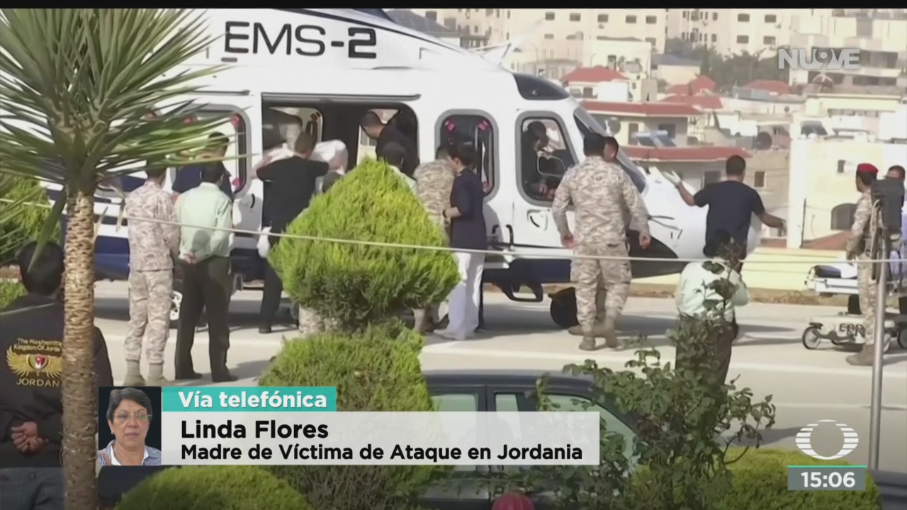 FOTO: Estables mexicanos heridos Jordania Linda Flores