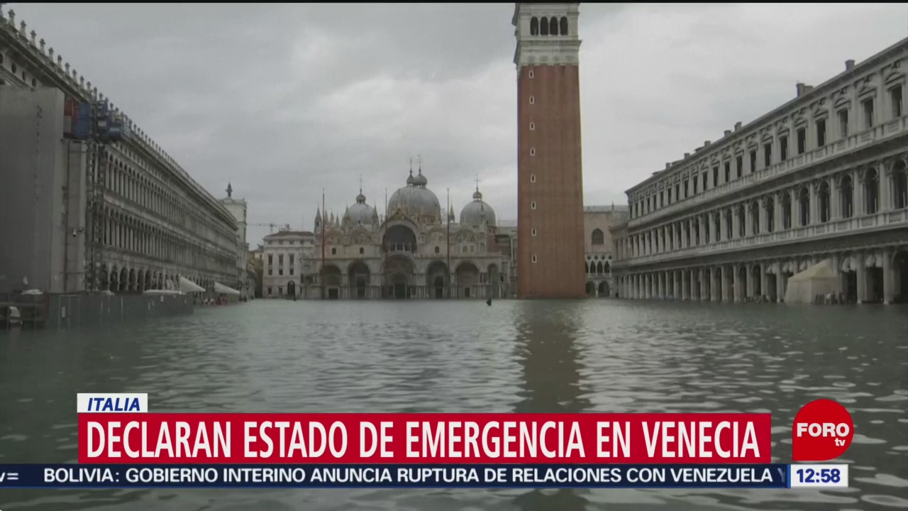 Foto: Estado emergencia Venecia por inundaciones récord